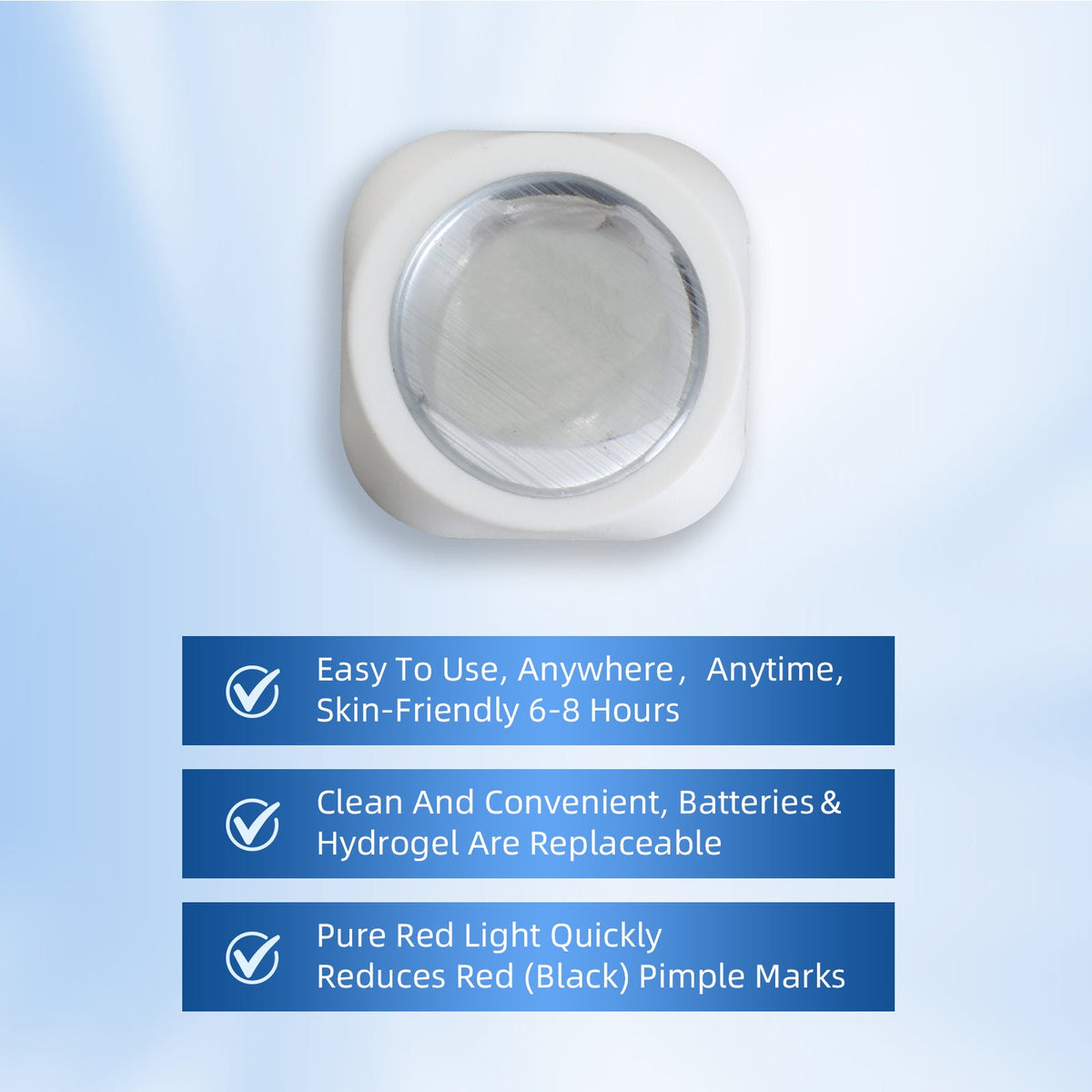 Red and Blue LED Spot Care: A Guide to the Velora LED Patch
